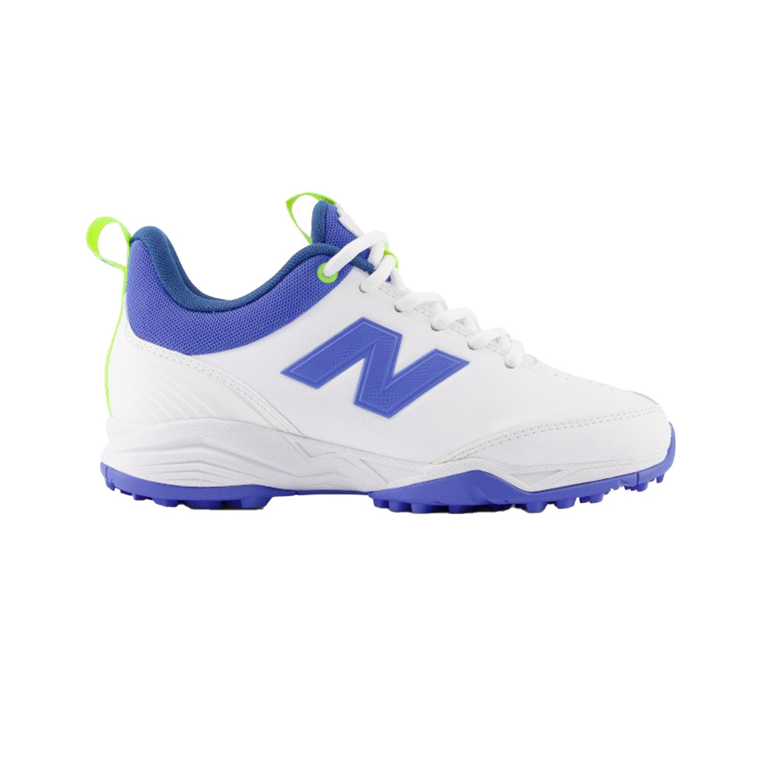 New Balance KC4020R3 Rubber Shoes White Blue Yellow Shoes Cricket Express New Balance 2023 24