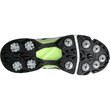 350 Not Out FF Men's Spike Shoes - White/ Black/Safety Yellow