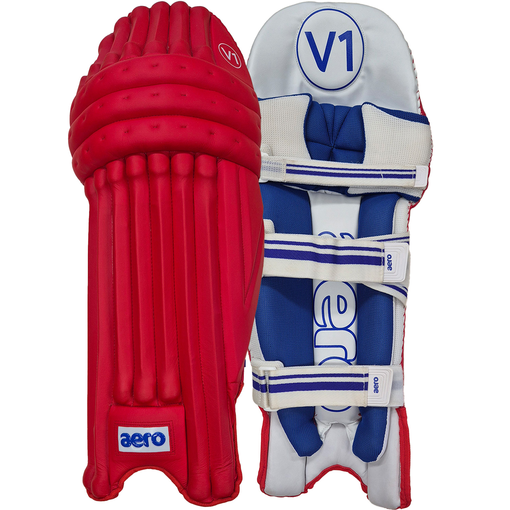 V1 Coloured Batting Pads - Red